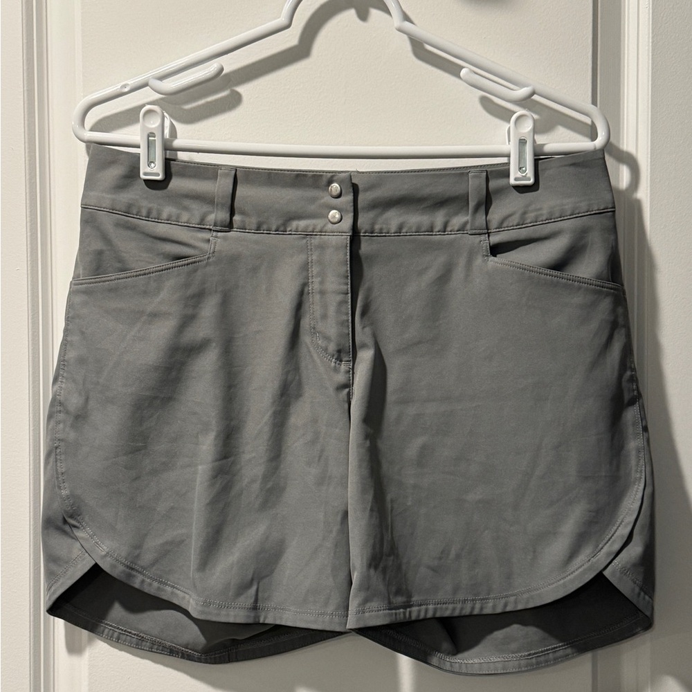 Gray Adidas Women's Golf Shorts